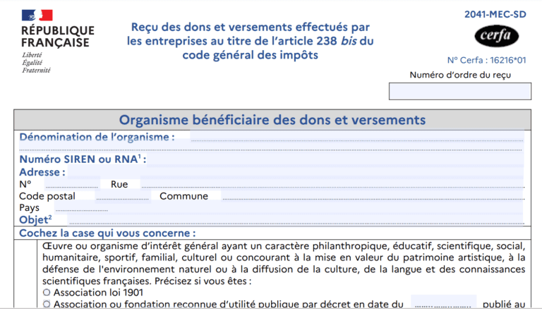 Lire la suite à propos de l’article Le reçu fiscal pour le mécénat d&rsquo;entreprise
